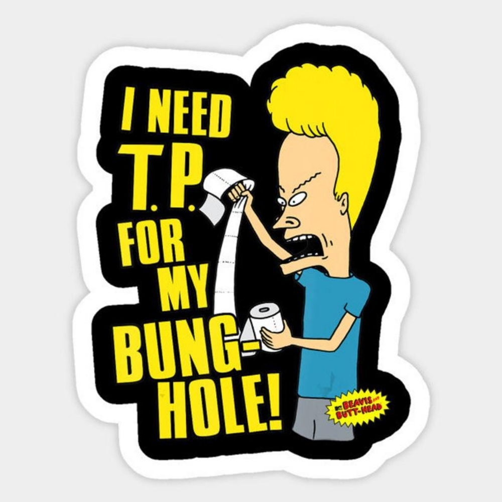 Beavis and BUTTHEAD decal